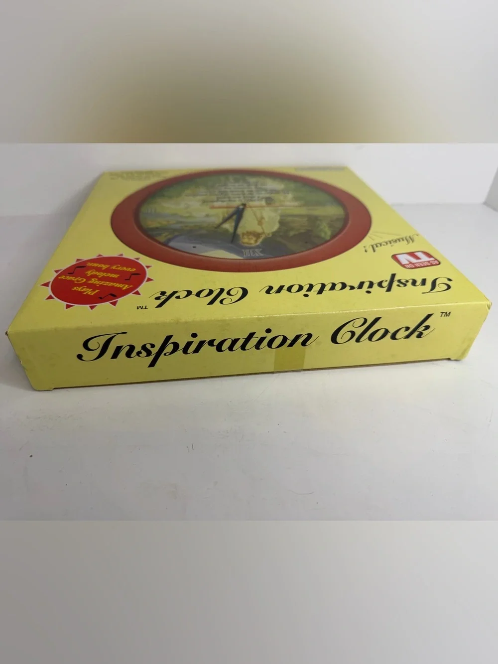 Jesus Good Shepherd Psalm 23 Musical Amazing Grace Wall Clock NIB